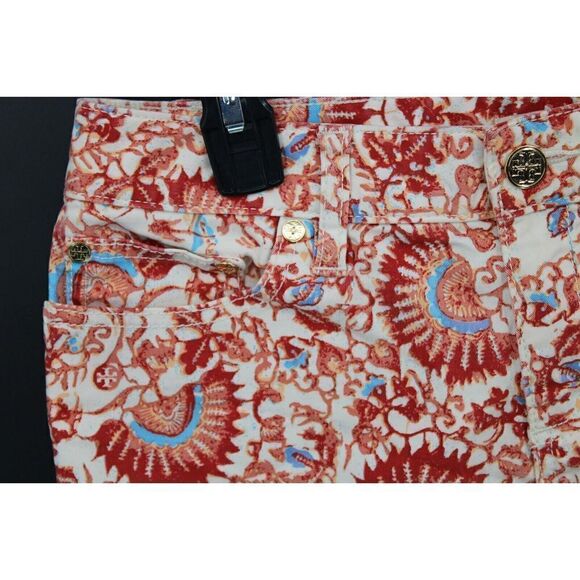 Tory Burch Avery Print Shorts 27 2.5" - Picture 2 of 6